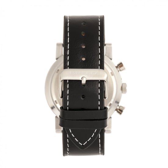 Breed Ryker Chronograph Leather-Band Watch w/Date