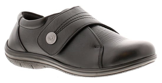 Dr Keller Rita Womens Leather Work Shoes Black