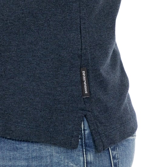 Emporio Armani Men Polo Shirt Half sleeve Navy - Image 6