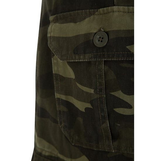 Mountain Warehouse Heren Camo Cargo Shorts (Khaki Groen/Zwart) - Image 5