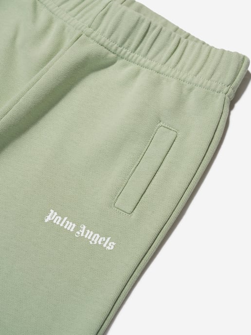 Palm Angels Baby Girls Logo Joggers in Green