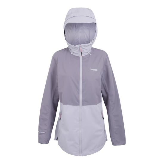 Regatta Womens/Ladies Hamara IV Waterproof Jacket (Purple Sage/Wisteria) - Image 1