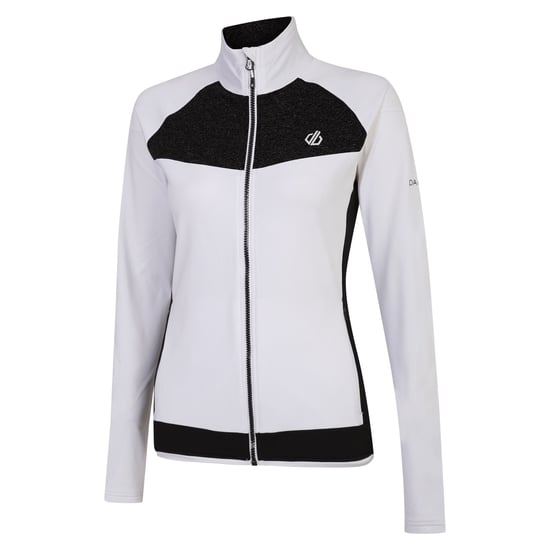 Dare 2B Womens/Ladies Elation II Core Stretch Recycled Fleece (White/Black) - Image 3