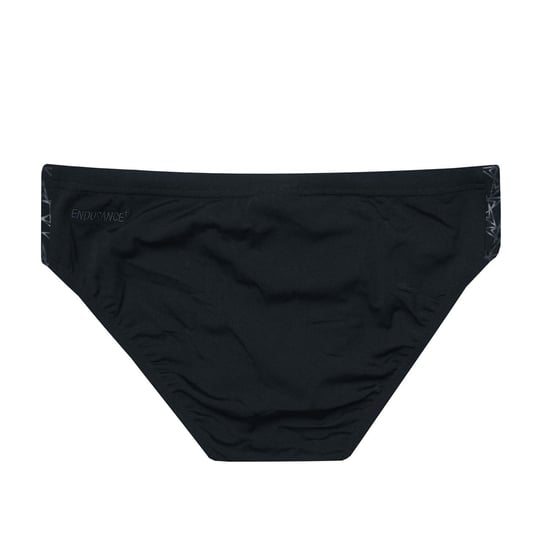 Men's Speedo Boomstar Splice 7cm Swim Brief in Black Grey