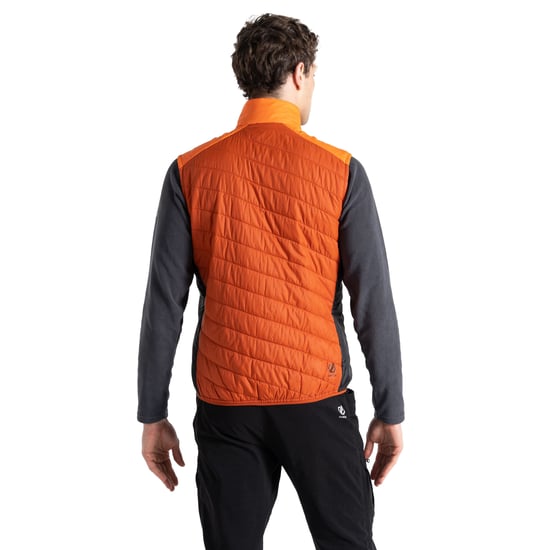 Dare 2B Mens Touring Quilted Lightweight Gilet (Puffins Orange/Rooibos Tea)