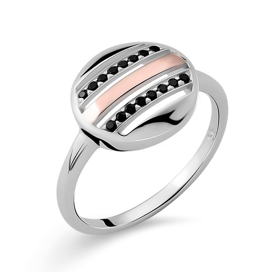 Orphelia Dames 925 Sterling Zilveren Ring - Zilver/Roze ZR-7501 - Image 1