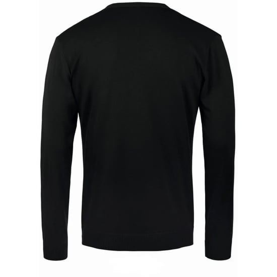 SOLS Heren Gouden Gebreid V Hals Vest (Zwart) - Image 2