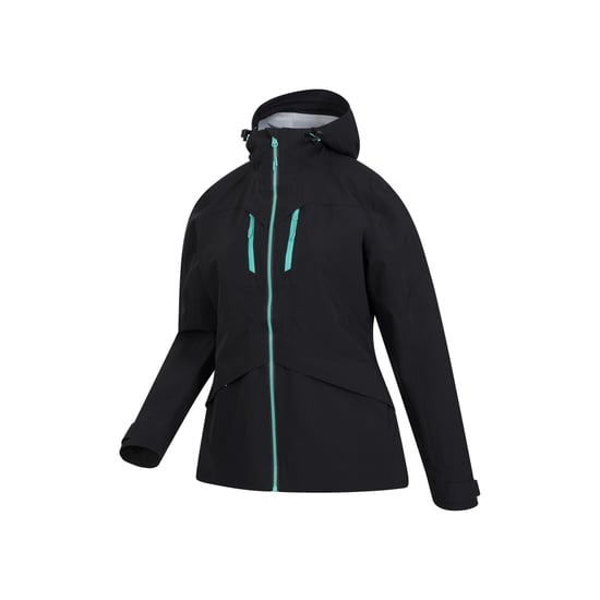 Mountain Warehouse Dames/Dames Rhine Extreme 3-laags waterdicht jack (Zwart) - Image 3