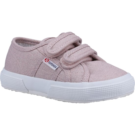Superga 2750 Kids Straps Glitter Canvas Childrens Unisex Summer - Image 1