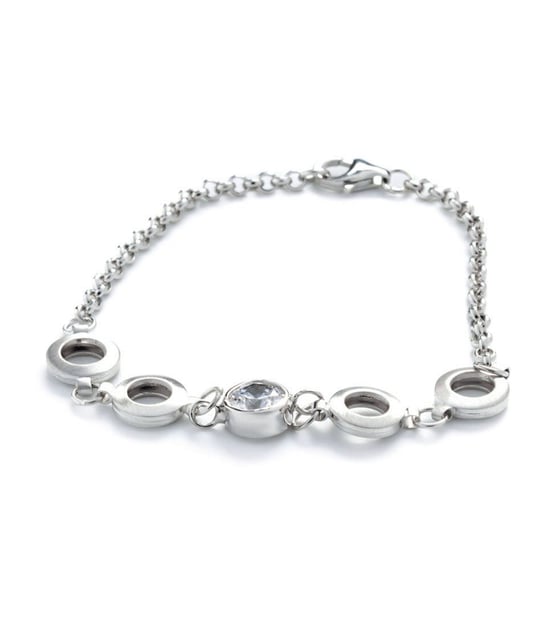 Orphelia Dames 925 Sterling Zilveren Armband - Zilver ZA-1008 - Image 2