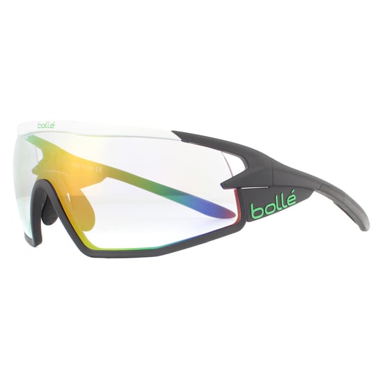 Bolle Sunglasses B-Rock Pro 12630 Matte White Phantom Clear Green Photochromic - Image 2