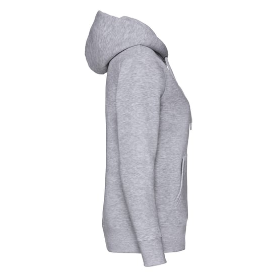 Fruit of the Loom Dames/Dames Premium Heather Hooded Jacket met rits Lady Fit (Heide Grijs) - Image 3