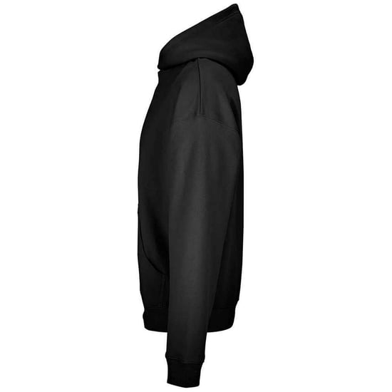 SOLS Unisex Adult Connor Oversized Hoodie (Black) - Image 3