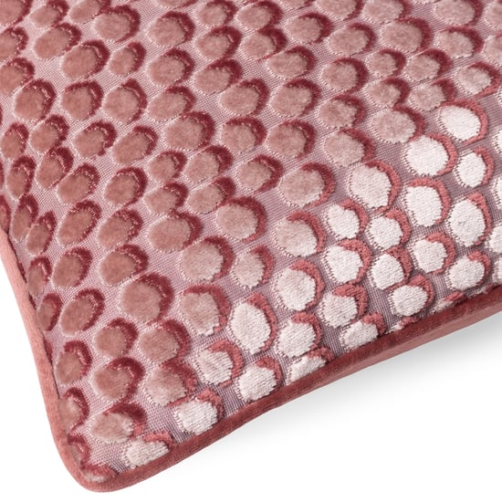Höem Lanzo Cut Velvet Piped Polyester Filled Cushion
