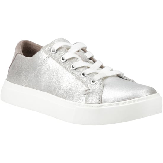 TOMS Kameron Leather Silver Trainers för kvinnor - Image 1