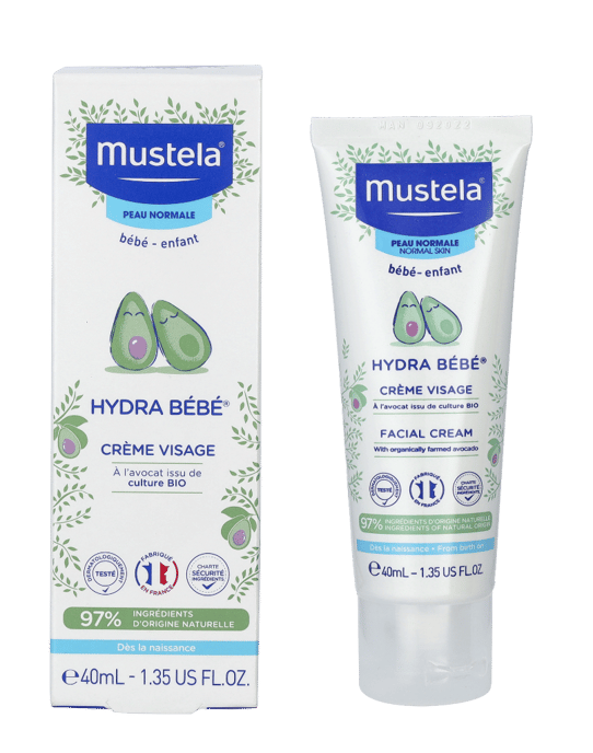 Mustela Hydra Bebe Facial Cream40 ml. - Image 1