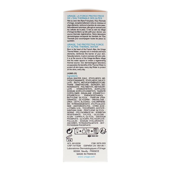 Uriage Water Cream SPF2040 ml. - Image 4