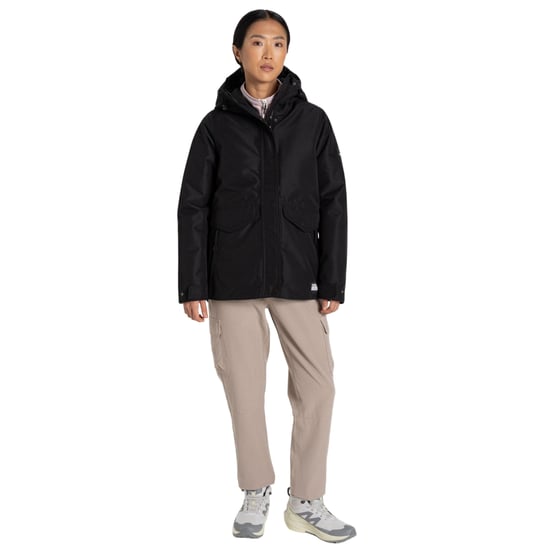 Craghoppers Womens/Ladies Sally CO2 Renu Technology Waterproof Jacket (Black) - Image 3