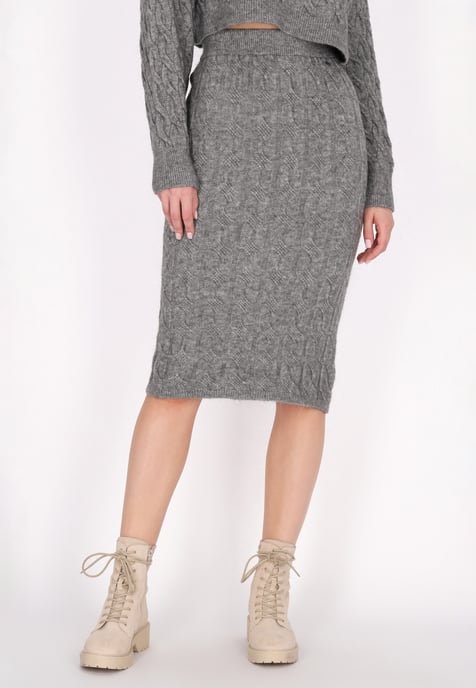 Dreimaster Skirt women Grey melange - Image 3