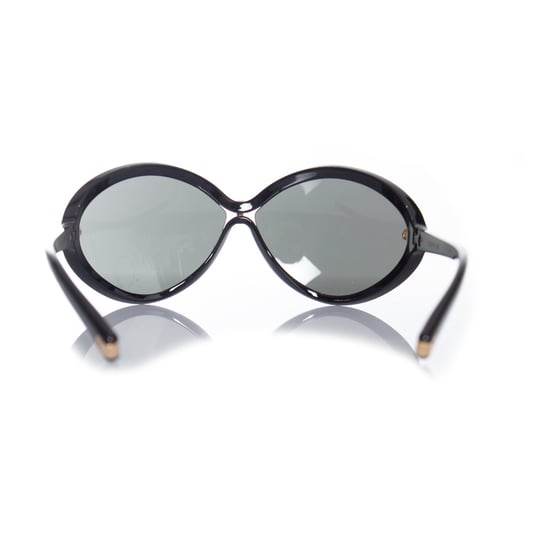 Black oval sunglasses - Image 4