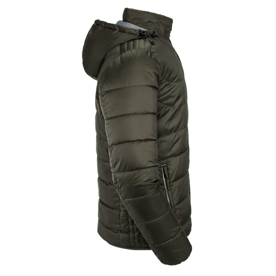 Russell Mens Nano Hooded Padded Jacket (Dark Olive)
