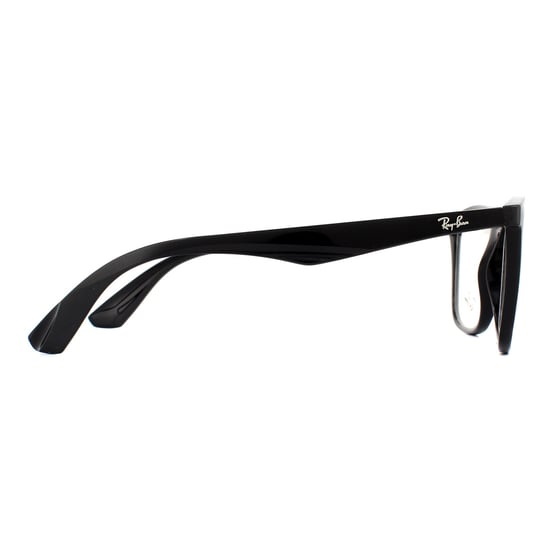 Ray-Ban Square Shiny Black Unisex Women Glasses Frames