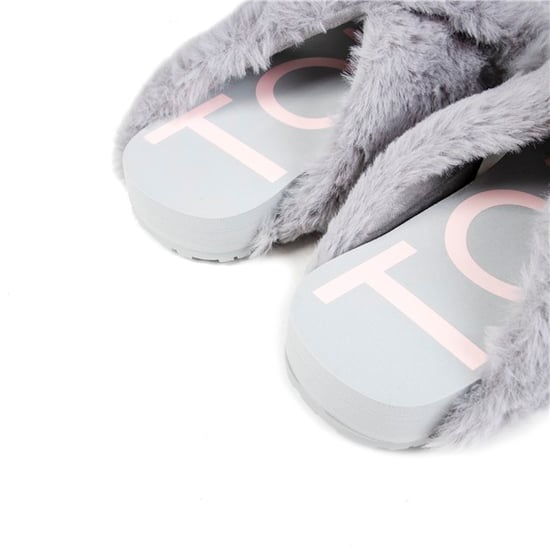 Toms Pantoffel 10016798 susie eva mid grey faux fur - Image 3