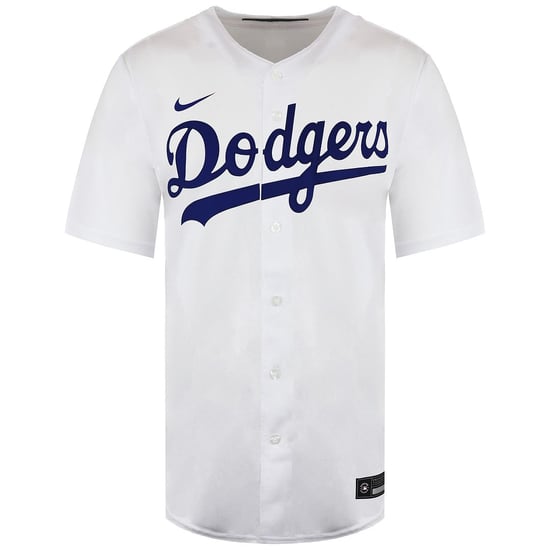 Nike MLB Los Angeles Dodgers Official Replica Mens White Alternate Jersey - Image 1