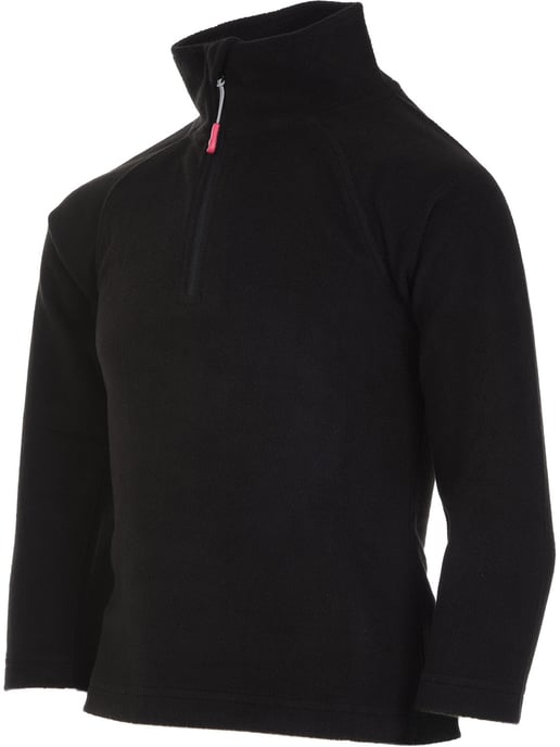 Warm Girls Zip Micro Fleece Black