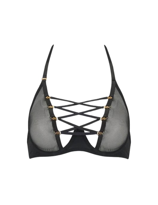 MED-005-01 Coco De Mer Medusa Halter Bra