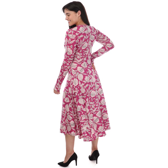 Women's Ted Baker Aloria Skimming Midi Dress in Pink