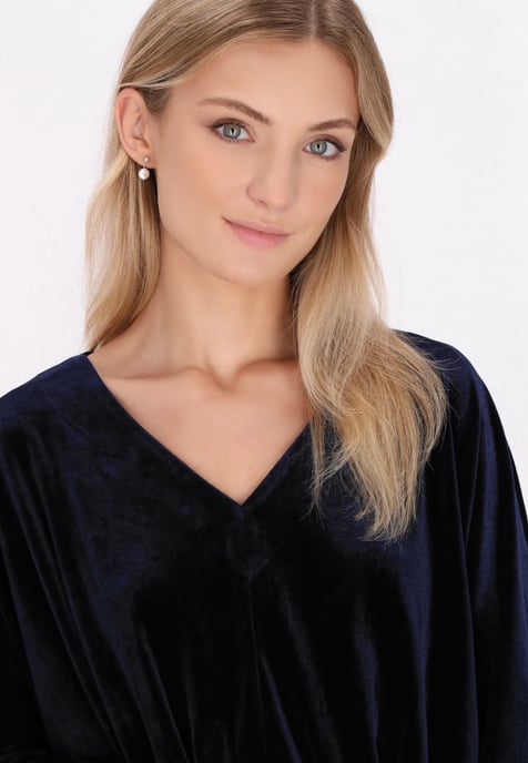 Dreimaster Blouse Dames marine - Image 5