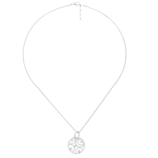 Orphelia Dames 925 Sterling Zilveren Ketting met Pendant - Zilver ZH-7078 - Image 1