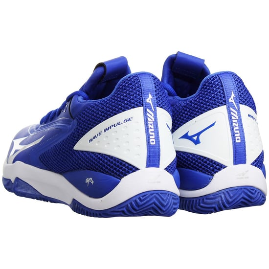 Mizuno Wave Impulse CC Mens Blue Tennis Shoes - Image 2