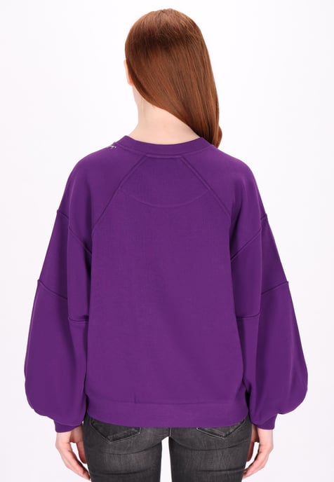 Dreimaster Sweatshirt Dames donkerpaars - Image 4