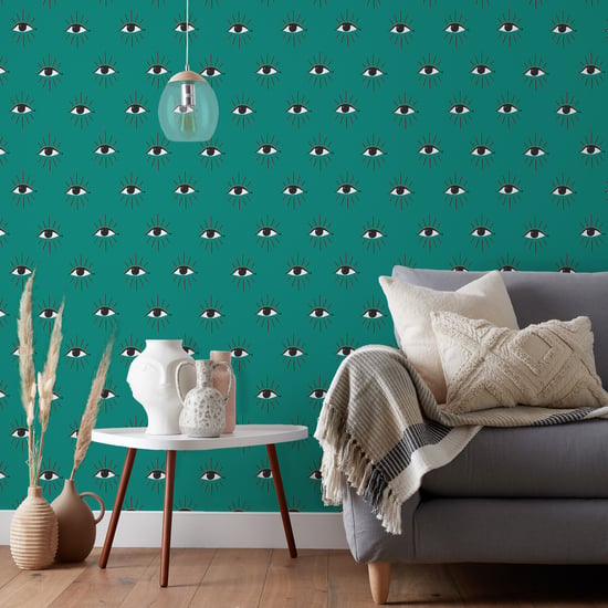 Theia Abstract Eye Printed Wallpaper - Image 2
