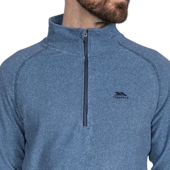 Trespass Mens Keynote Anti Pilling 1/4 Zip Fleece Top