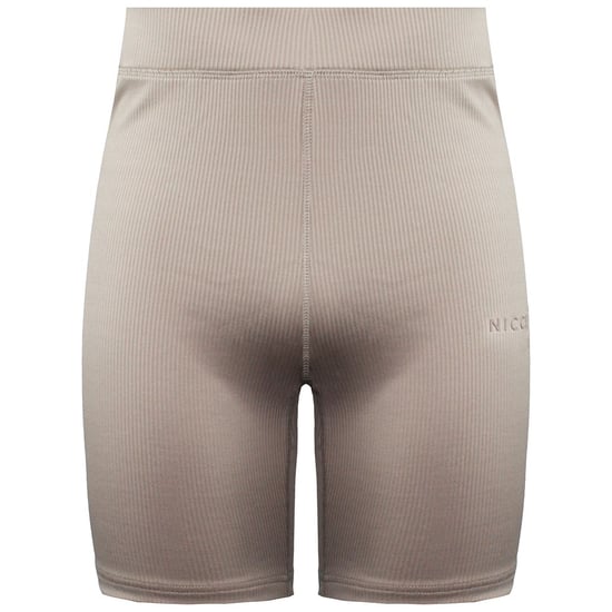 Nicce Stretch Highrise Fit Logo Latte Dames Arla Wielershort 0309 K018 0510 - Image 1