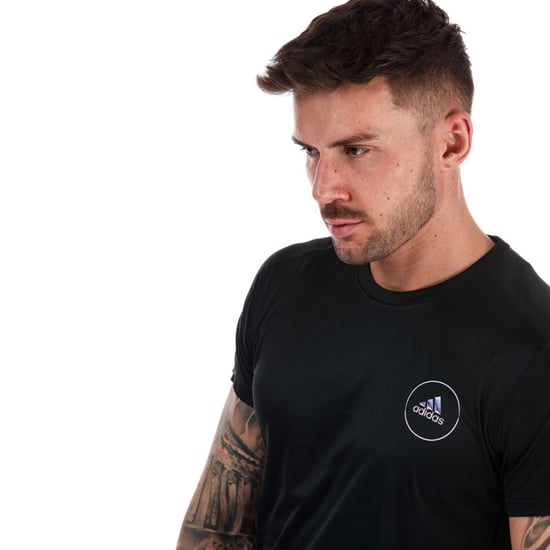 Men's adidas Own The Run Club T-Shirt in Black