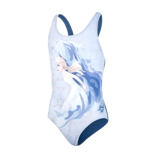 Speedo Disney Frozen 2 Elsa Girls Swimsuit - Image 1
