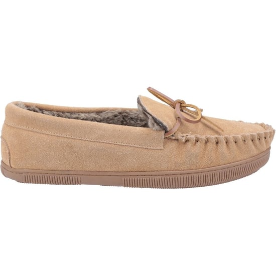 Hush Puppies Womens/Ladies Allie Slip On Leather Slipper (Tan)