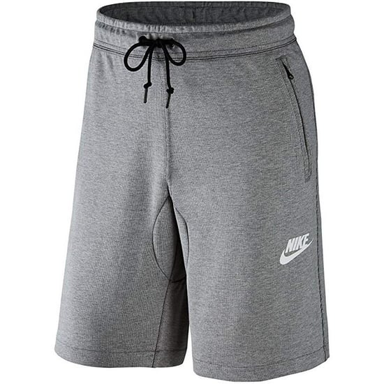 Nike Mens Fleece Shorts Grey With Zip Pockets - Image 1