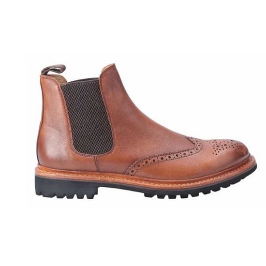 Cotswold Heren Siddington Commando Elasticated Leren Kleding Laars (Bruin) - Image 3