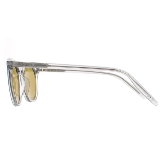 Serengeti Round Unisex Shiny Crystal  Mineral Polarized 555nm Blue Arlie