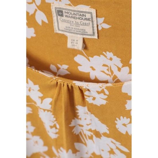 Mountain Warehouse Womens/Ladies Orchid Flower UV Protection Dress (Yellow) - Image 4