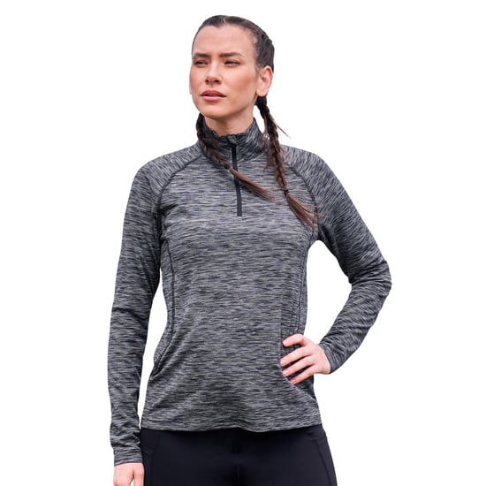Mountain Warehouse Womens/Ladies Bend & Stretch Half Zip Midlayer (Black) - Image 5