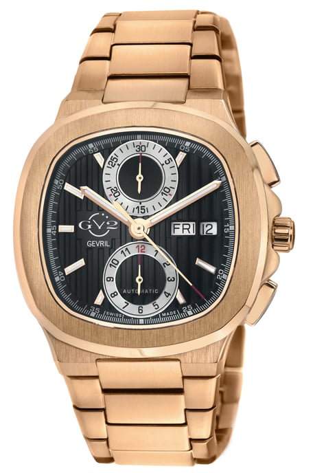 GV2  Potente Chronograph18502B  Swiss Automatic ETA7750 Watch