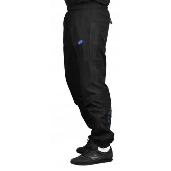 Nike Mens Light Weight Woven Track Pants Black/Blue - Image 2