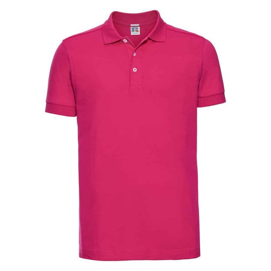 Russell Heren Piqué Stretch Poloshirt (Fuchsia) - Image 1