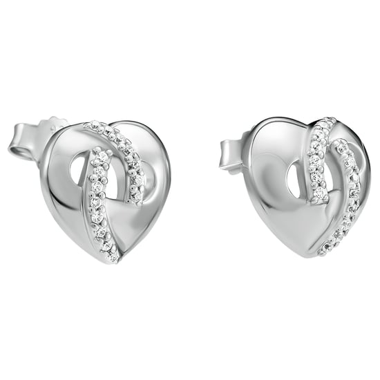 Orphelia 'Amore' Dames 925 Sterling Zilveren Oorbellen - Zilver ZO-7577 - Image 1